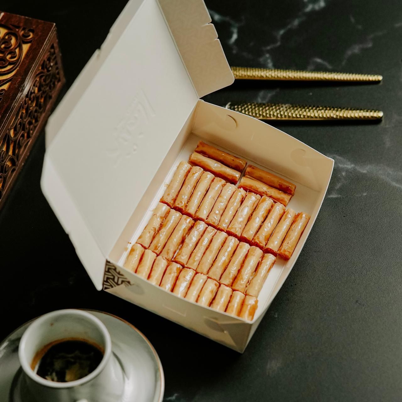 Suwarieh Box, 36-Piece Cashew Fingers