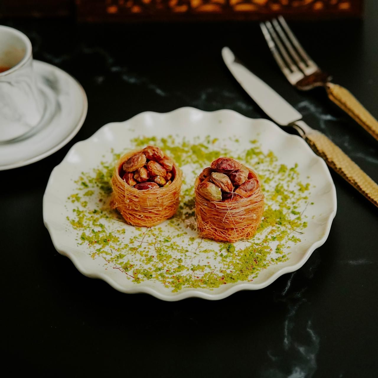 Pistachio Bird's Nest